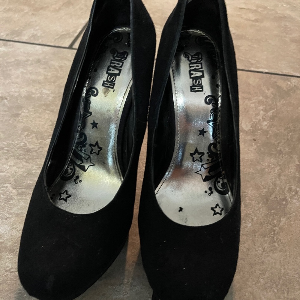 Brash Black High Heels